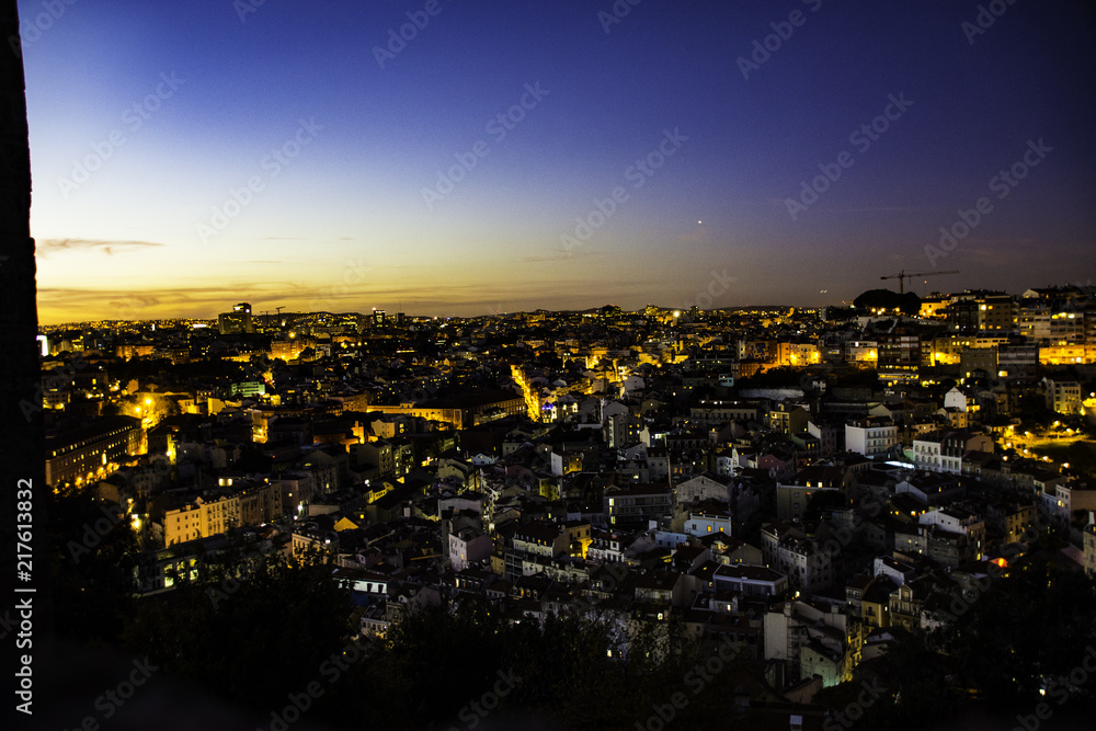 Sunset in Lisboa - Portugal Sunset in Lisboa - Portugal