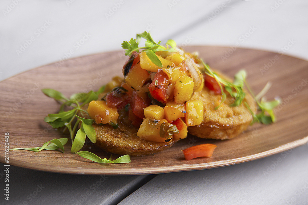 Fried green tomatoes