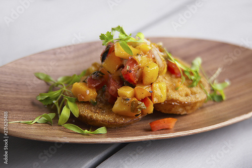 Fried green tomatoes