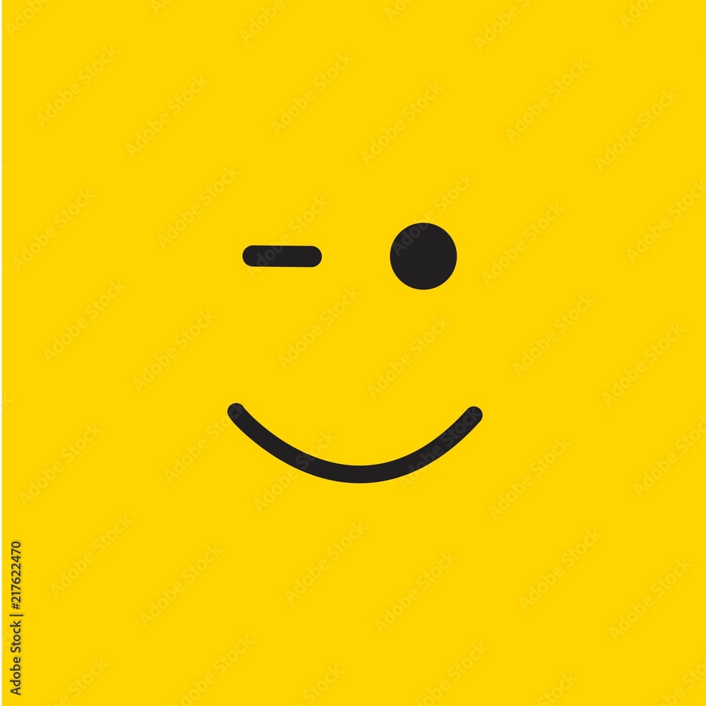 Fototapeta premium Smile Vector Template Design Illustration