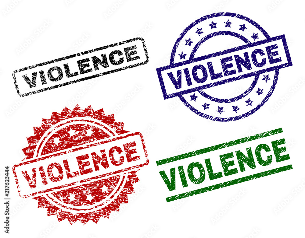 VIOLENCE seal prints with distress surface. Black, green,red,blue vector rubber prints of VIOLENCE tag with scratched surface. Rubber seals with round, rectangle, rosette shapes. VIOLENCE seal prints with distress surface. Black, green,red,blue vector rubber prints of VIOLENCE tag with scratched surface. Rubber seals with round, rectangle, rosette shapes.