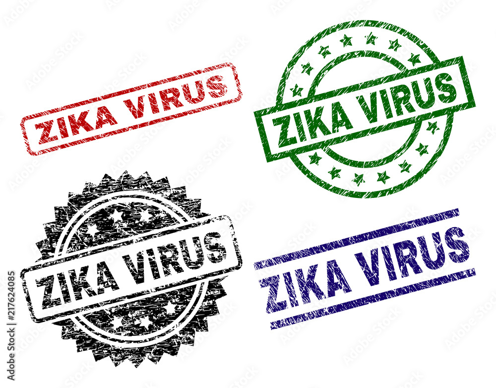 ZIKA VIRUS seal prints with distress style. Black, green,red,blue vector rubber prints of ZIKA VIRUS text with unclean style. Rubber seals with round, rectangle, rosette shapes. ZIKA VIRUS seal prints with distress style. Black, green,red,blue vector rubber prints of ZIKA VIRUS text with unclean style. Rubber seals with round, rectangle, rosette shapes.