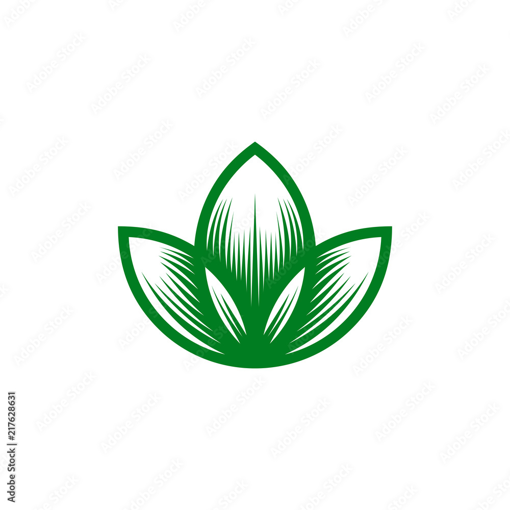 eco leaf flower icon symbol logo template vector illustration eco leaf flower icon symbol logo template vector illustration