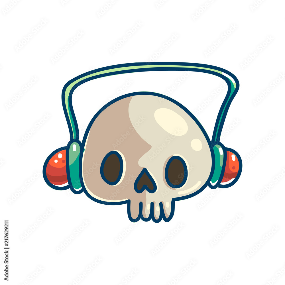 Obraz premium Love music to death concept.