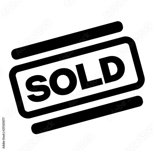 sold black stamp