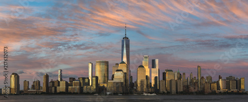 Photography Downtown Manhattan Panoramic, Study 2