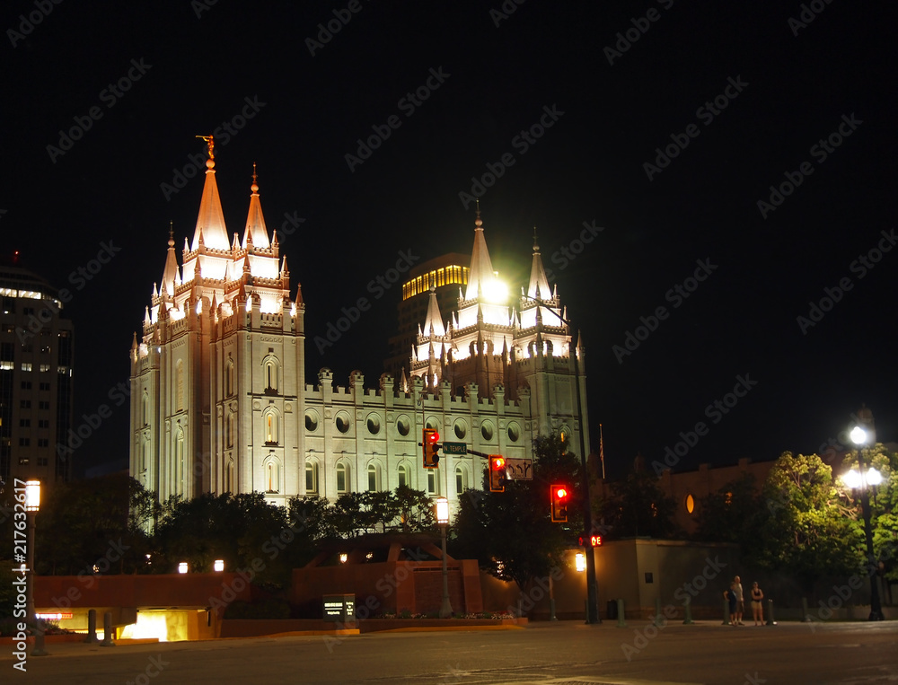 Salt Lake Temple in Salt Lake City Utah