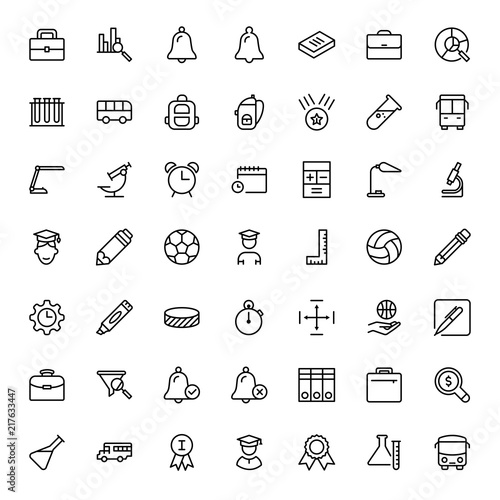 Flat icon set