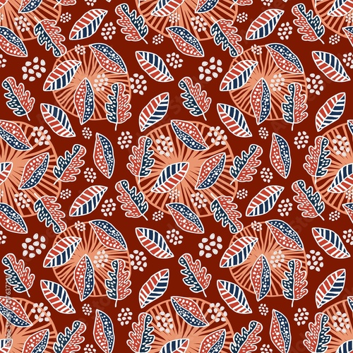 creative pattern of autumn ...