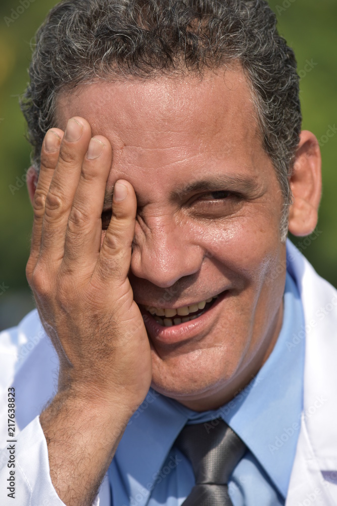 Fototapeta premium Male Surgeon And Happiness