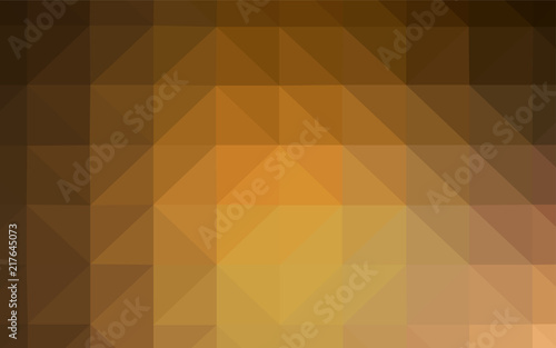 Light Red vector polygon abstract background.