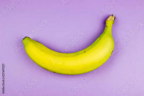 Fresh, yellow bananas. Healthy sweet vegetarian food concept