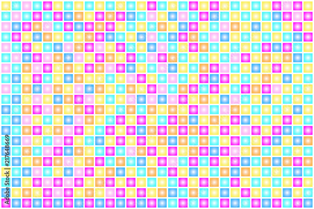 Multicolor Rainbow gradient pattern. Mosaic style. Multicolor Rainbow gradient pattern. Mosaic style.