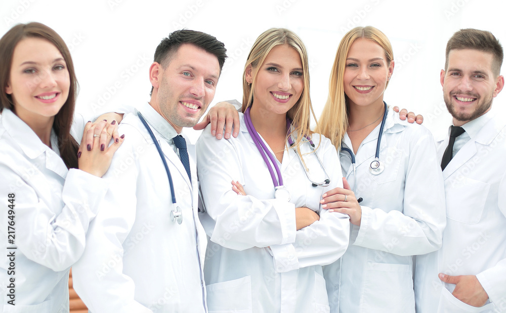 group portrait of a professional medical team group portrait of a professional medical team