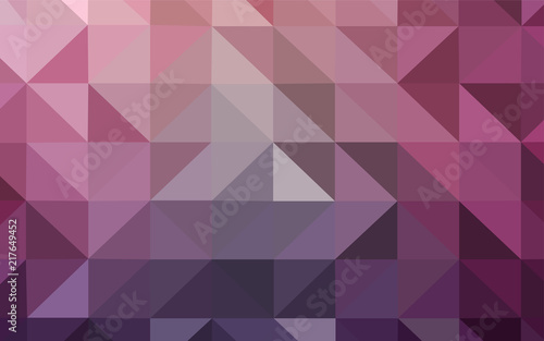 Dark Purple, Pink vector triangle mosaic cover.