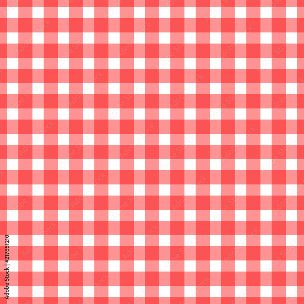 Seamless plaid, check pattern red and white. Design for wallpaper, fabric, textile, paper. Simple background Seamless plaid, check pattern red and white. Design for wallpaper, fabric, textile, paper. Simple background
