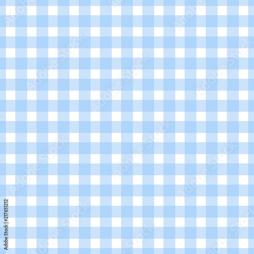 Seamless plaid, check pattern blue and white. Design for wallpaper, fabric, textile, paper. Simple background