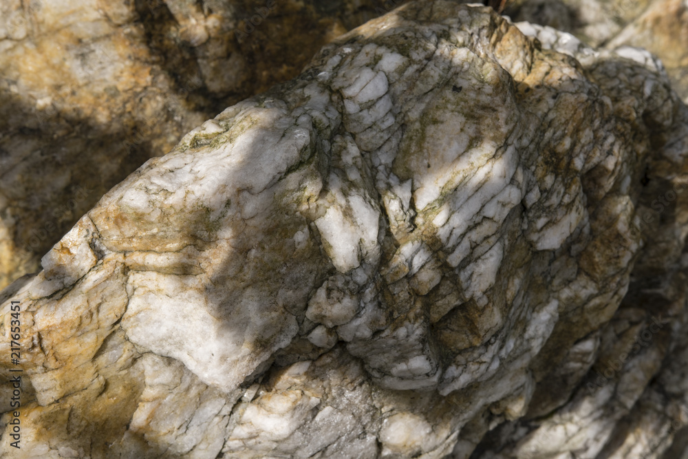 Fototapeta premium Quartz stone in detail.