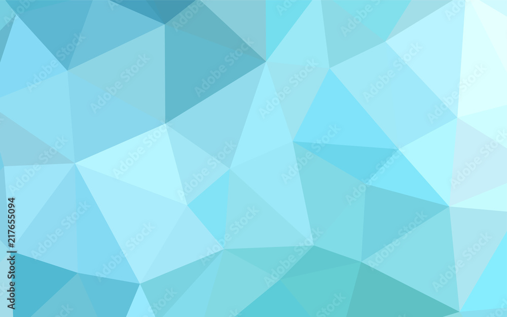 Light Blue, Green vector abstract polygonal template. Light Blue, Green vector abstract polygonal template.