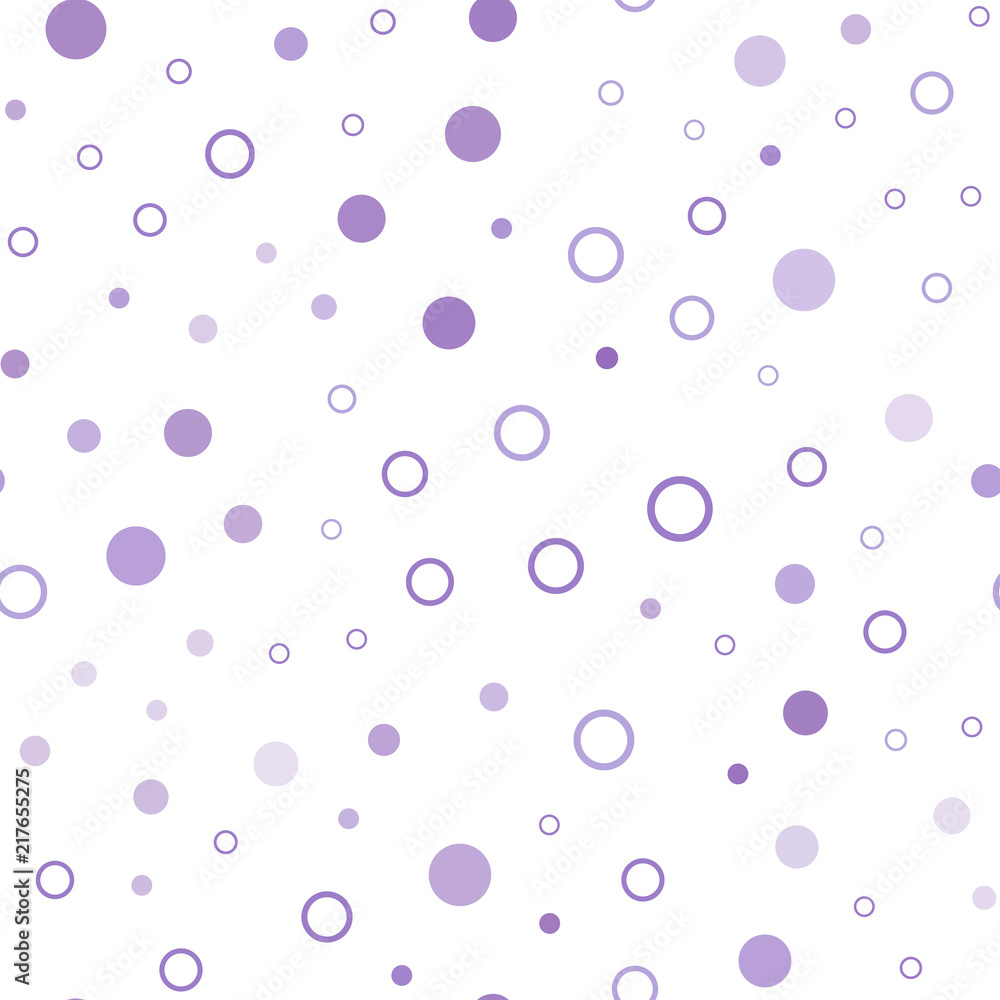Light Purple vector seamless pattern with spheres. Light Purple vector seamless pattern with spheres.