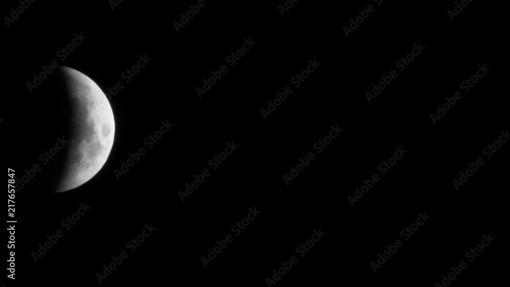 Lunar eclipse in July 2018 was observed in latitude 54, Longitude: 73 Time-lapse Lunar eclipse in July 2018 was observed in latitude 54, Longitude: 73 Time-lapse