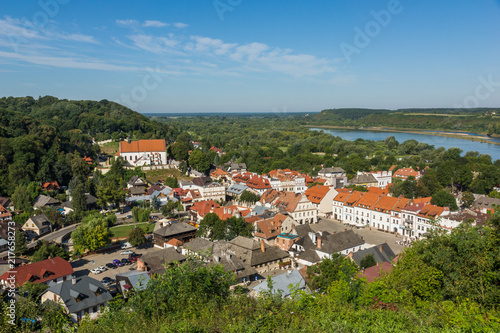 View on the Kazimierz Dolny from Three Crosses Hill, Lubelskie, Poland
