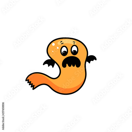 Ghost icon isolated on white background