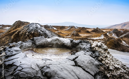 Obraz na plátně Mud volcanoes of Gobustan near Baku, Azerbaijan