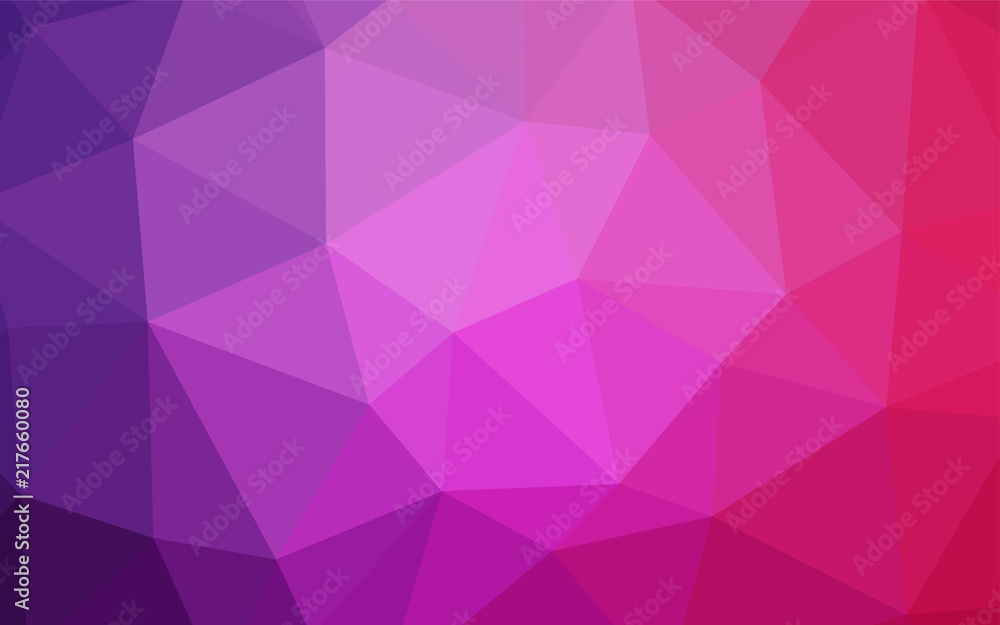 Light Pink vector triangle mosaic texture. Light Pink vector triangle mosaic texture.
