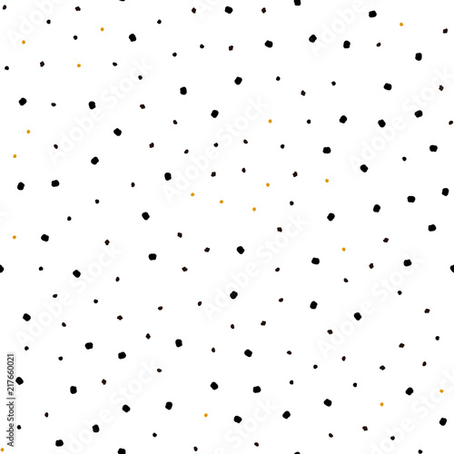 Dark Green, Yellow vector seamless pattern with spheres.