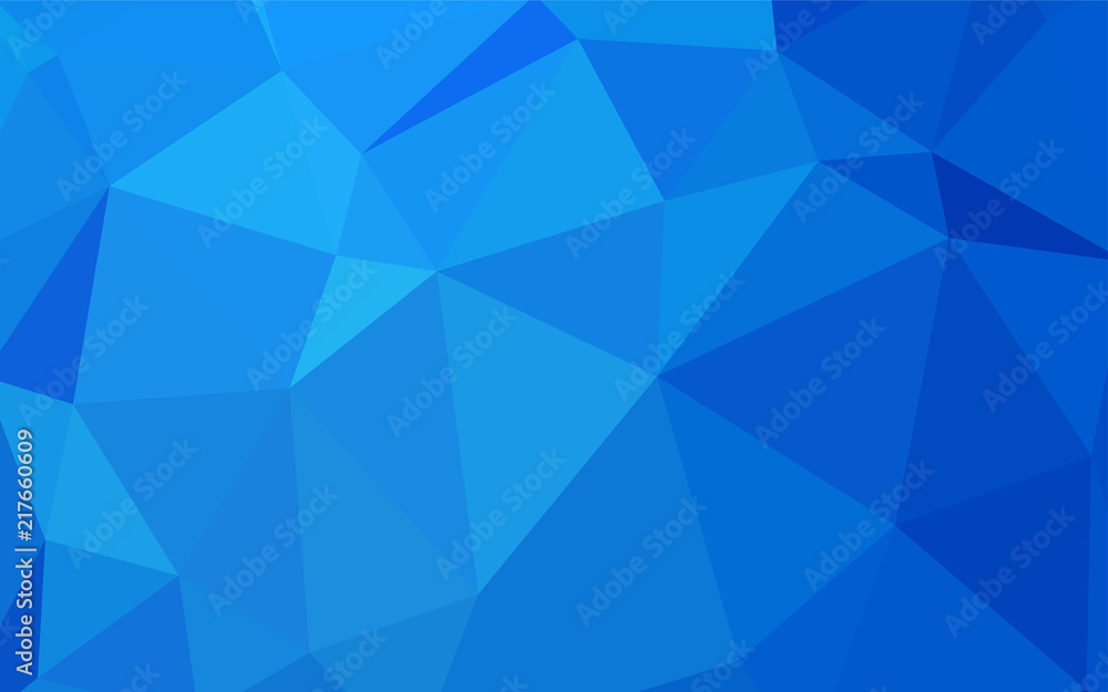 Light BLUE vector polygonal template. Light BLUE vector polygonal template.