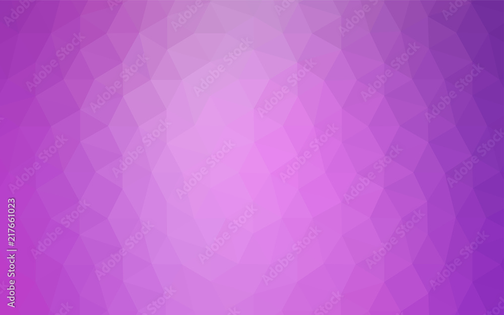 Dark Pink, Blue vector triangle mosaic cover.