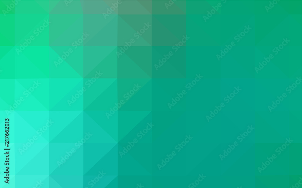 Light Green vector polygon abstract backdrop. Light Green vector polygon abstract backdrop.