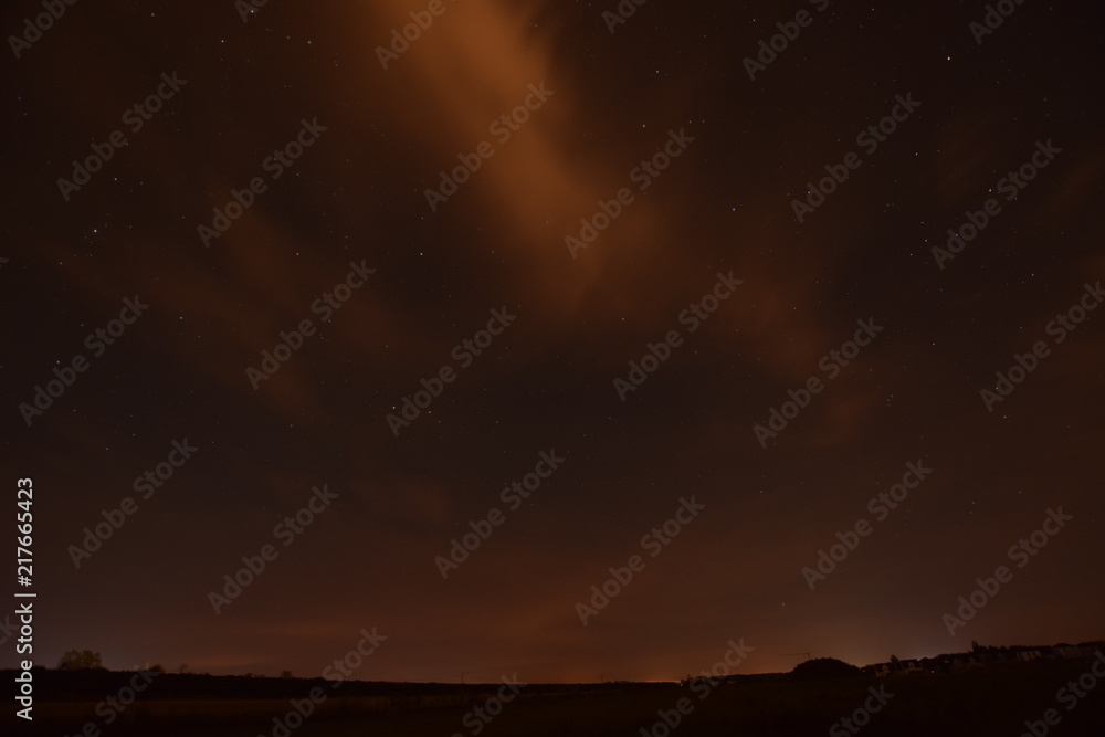 Fototapeta premium night sky at perseid