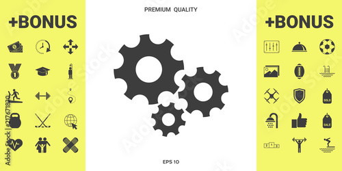 Gears wheel - Settings icon