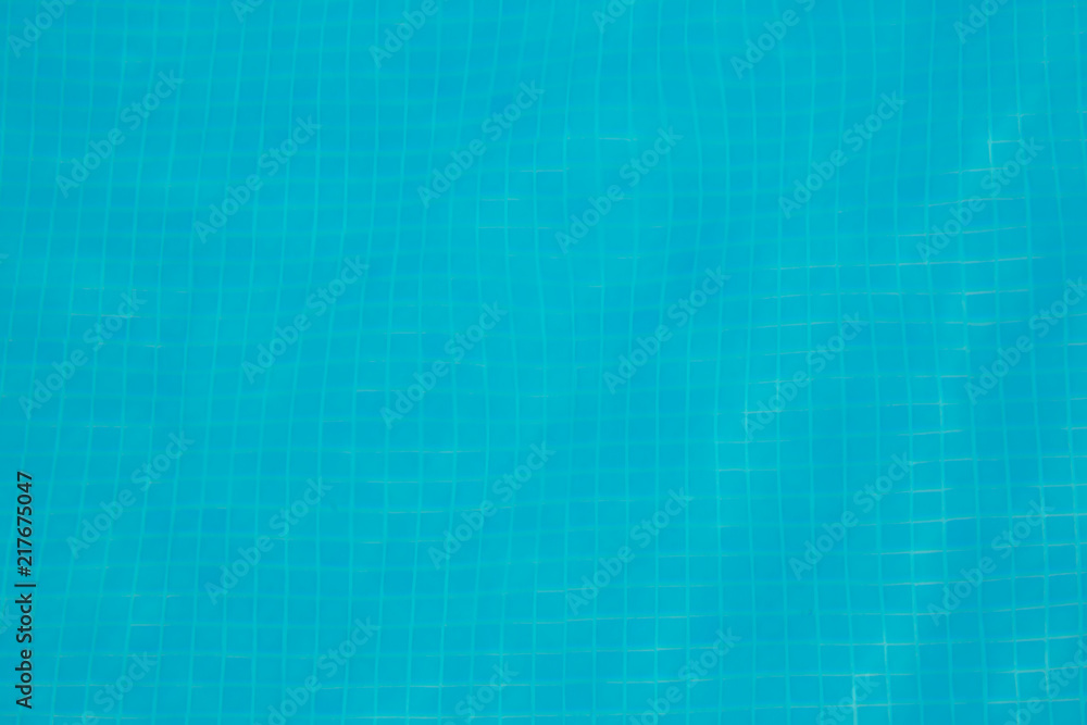 Abstract view of tiles on the botton of a swimming pool