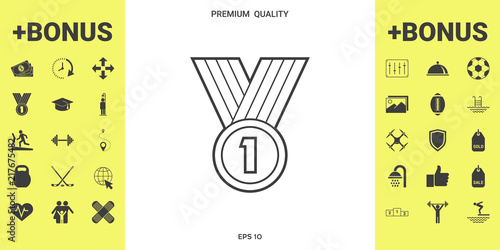 Medal line Icon 