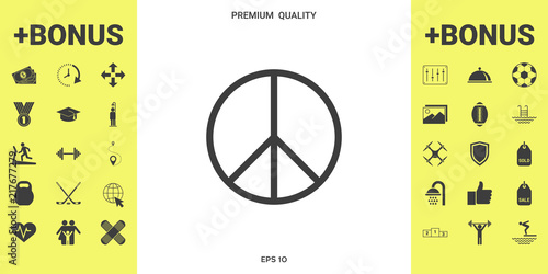 Peace sign symbol