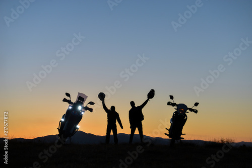 motorcycle travel, nice places and feeling of freedom