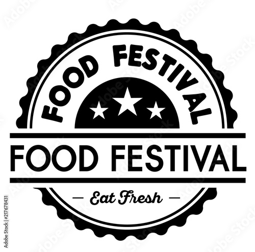 food festival label
