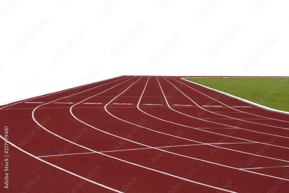 Fototapeta premium Running track in stadium.