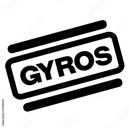 gyros black stamp