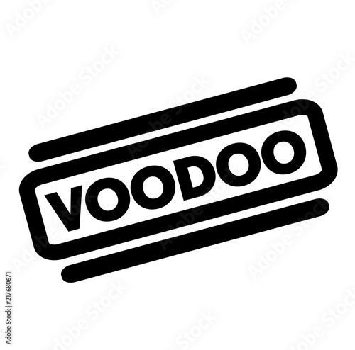 voodoo black stamp
