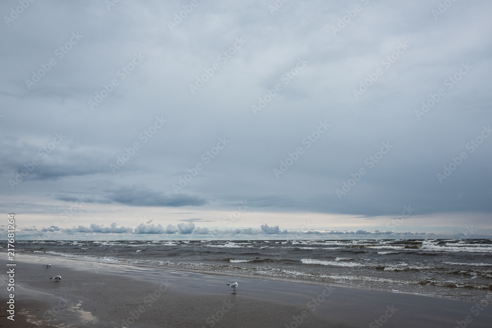 Panoramic View of Jūrmala beach Panoramic View of Jūrmala beach
