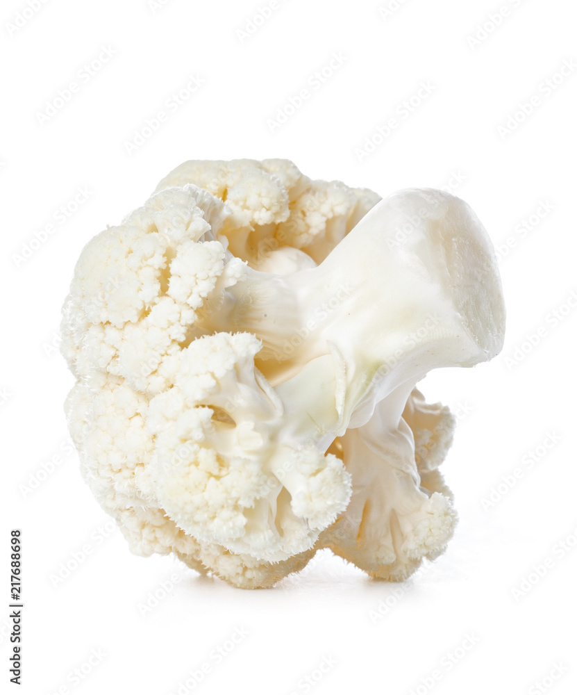 Cauliflower. Piece isolated on white. Cauliflower. Piece isolated on white.