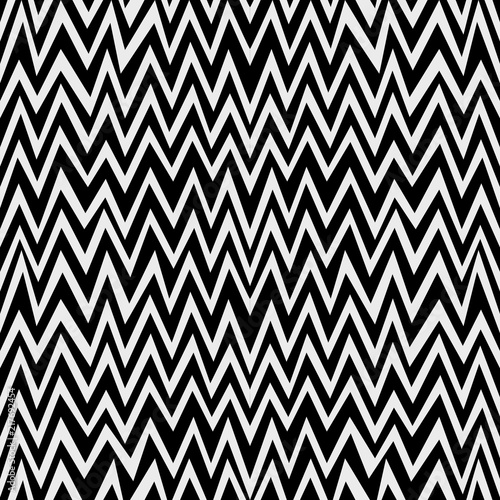 Black white chevron seamless pattern