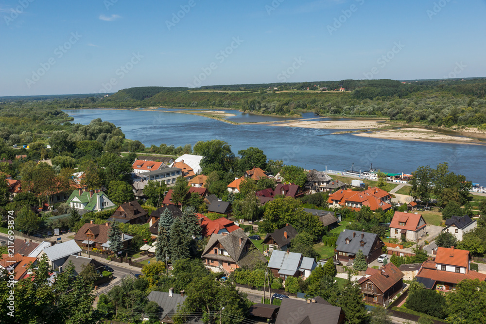 Vistula river in Kazimierz Dolny, Lubelskie, Poland