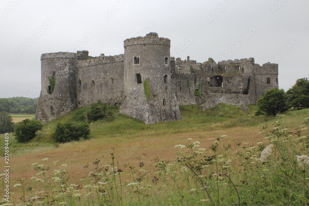 Old Carew Castle Ruins