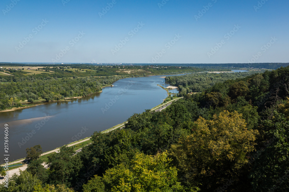 Vistula river in Kazimierz Dolny, Lubelskie, Poland