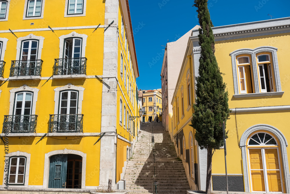 Lisbon street view. Portugal